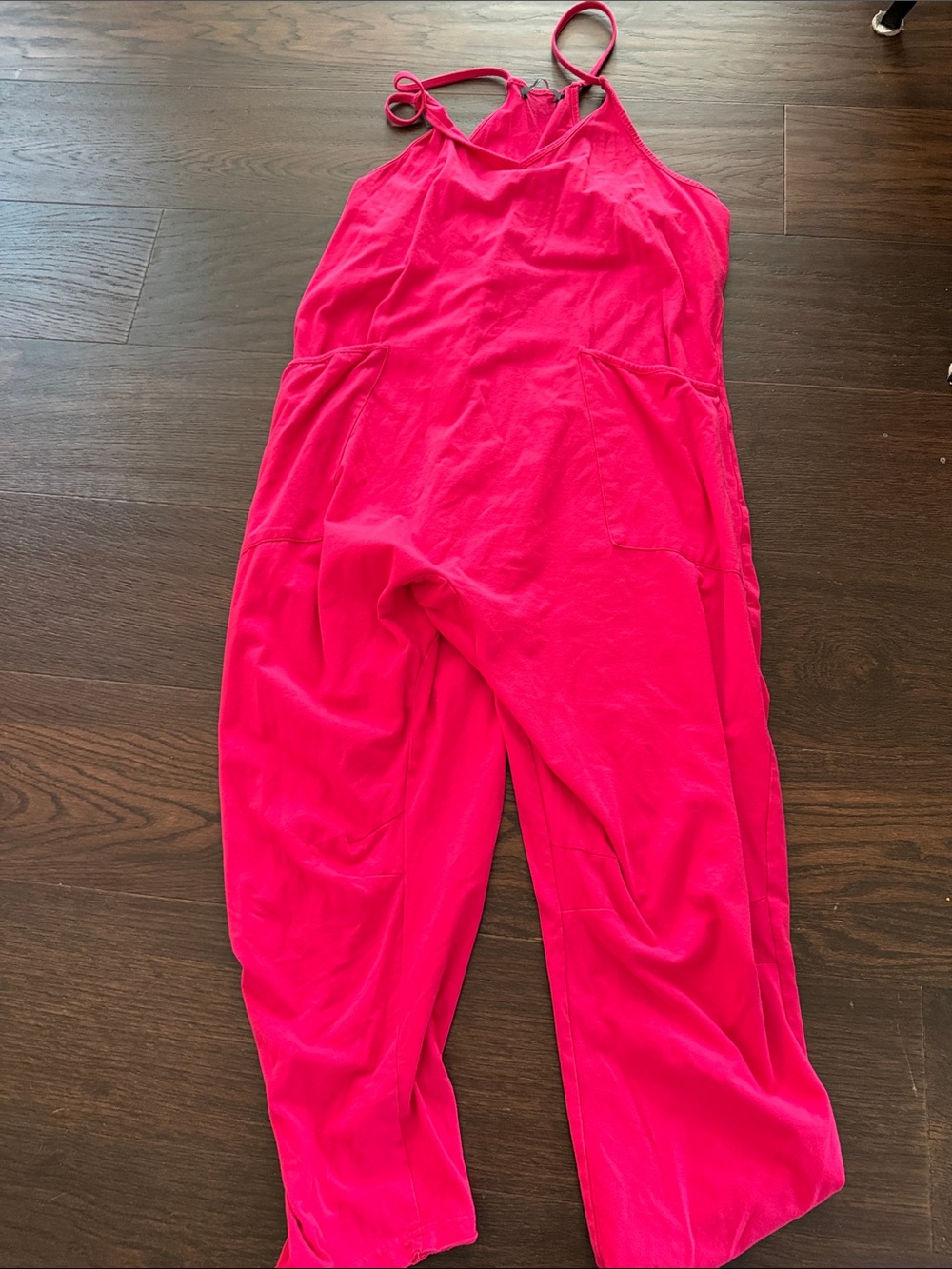 Bright Pink Sleeveless Jumpsuit